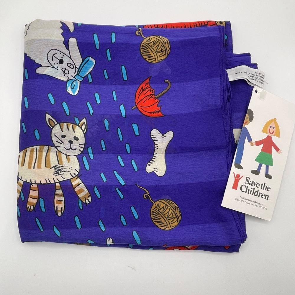 The Echo Design Scarf Cats and Dogs 34x34